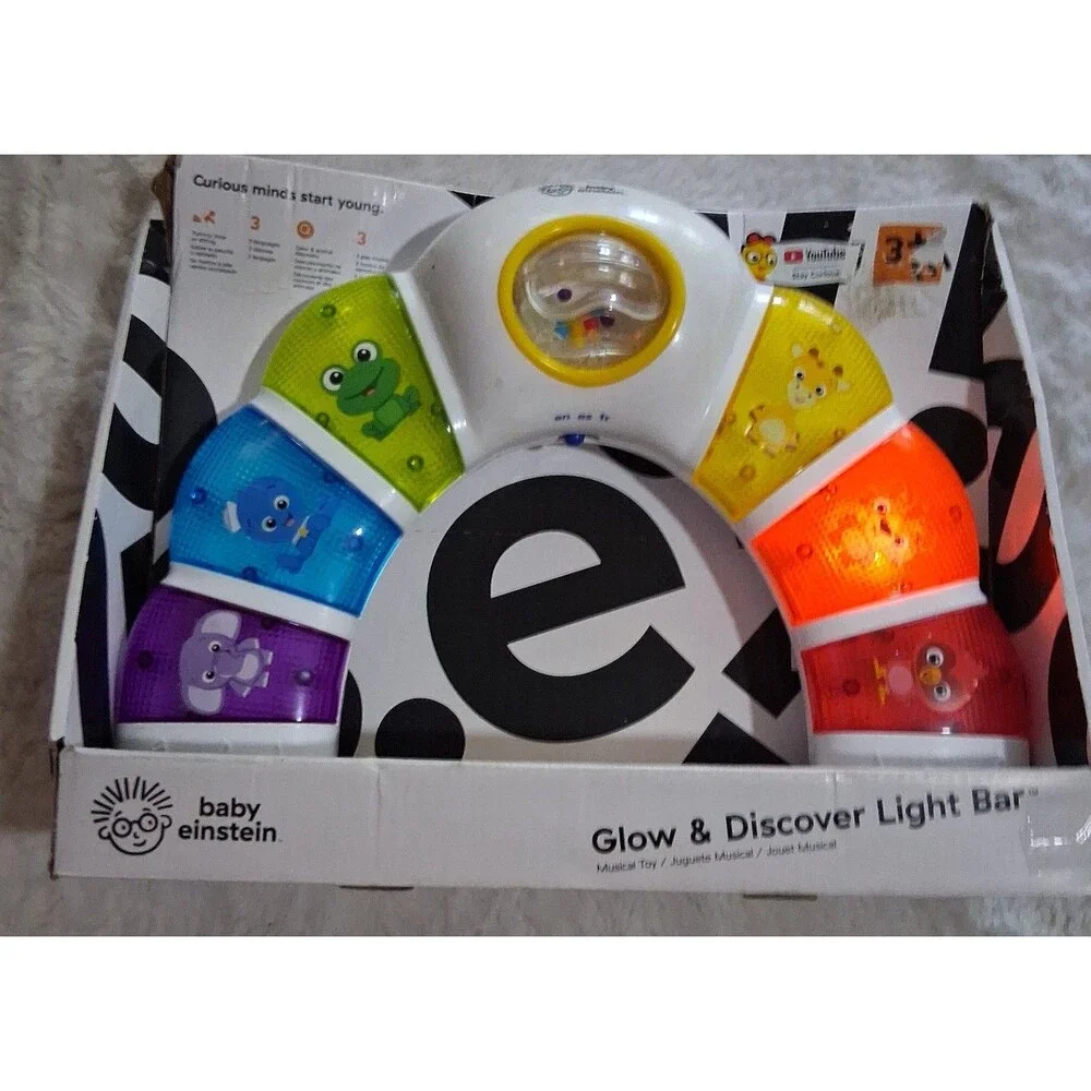 Baby Einstein Glow & Discover Light Bar Musical Toy